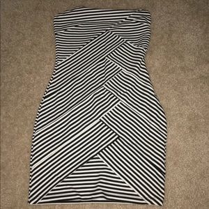 Striped mini dress